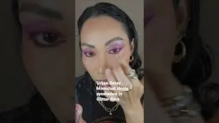 Urban Decay Moondust single eyeshadow in Glitter Rock. #urbandecaycosmetics #moondusteyeshadow #grwm