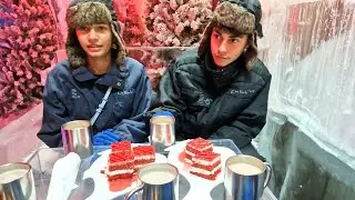I Ate CAKE in a Subzero Cafe in Dubai!