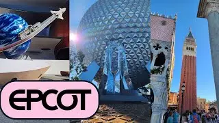 First Time At Epcot! Amazing food and Classic rides!
