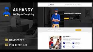 Handyblue - Handyman and Repair Services PSD Template | Themeforest Website Templates and Themes