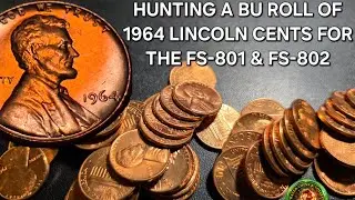 HUNTING 1964 RED LINCOLN PENNIES FOR THE FS-801 & FS-802 #dwcnc #money #copper #red #old #new #cent 