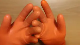 Bioclean maxima and long rubber gloves