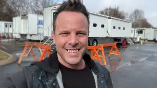Working as a stand-in actor on a TV show