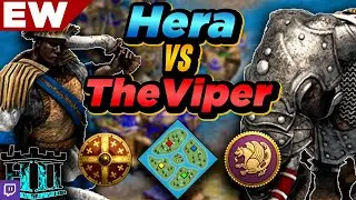 Ethiopians vs Persians | Empire Wars | 1v1 Northern Isles | vs TheViper | AoE2