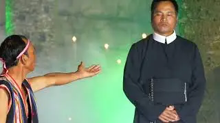 Trong rừng sâu. Mừng kỉ niệm 100 năm dòng chúa cứu thế đến việt nam. Giáo xứ plei chuêt.