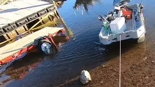Pond Prowler: 8 ft mini boat - Harbor Freight Trailer - Full Process Fishing (No commentary)