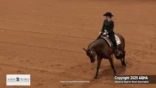 Mamas Boy shown by Porter Lewis/ 2025 AQHYA World Championship Show/ L2 Western Horsemanship 14 18
