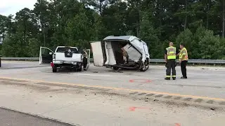 RAW VIDEO: Scene of crash that closed NC 540 toll road