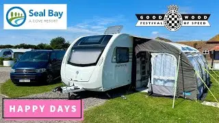 Caravan Holiday To Seal Bay In Selsey + Goodwood Festival of Speed 🏖️ #caravan #goodwood