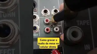 Gravando &aacute;udio da mesa ou interface de &aacute;udio direto no celular sem adaptador. Segue a&iacute;!#live #aovivo