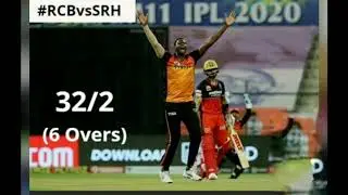 RCB VS SRH Eliminator | First Half | IPL 2020