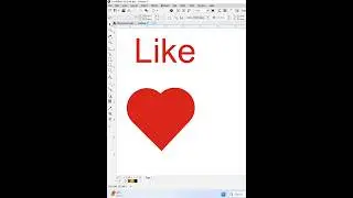 how to heart shape design in Corel draw 🔥 #art #coreldraw #youtubeshorts #viral