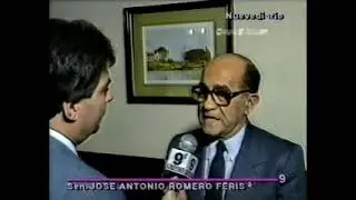 SENADOR ROMERO FERIS Habla del d&eacute;ficit del Gobierno de Carlos Menem. Nuevediario Canal 9 💥