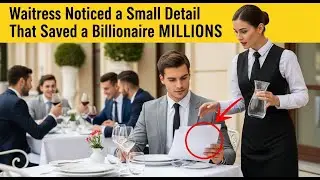Waitress Noticed a Small Detail That Saved a Billionaire MILLIONS