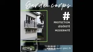 Garde-corps pour une terrasse, un escalier ou un balcon :