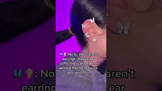 Who relates? 😅🦋👂🏻🔒 #goodqualityjewelryshop #rarejewelry #qualityjewelry