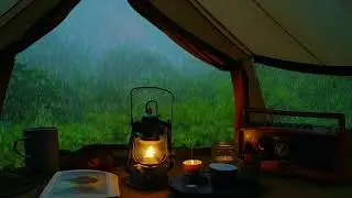 STOP OVERTHINKING! 🧠 99% Instant Sleep with Deep Delta Waves & Heavy Rain Noise (Insomnia Therapy)