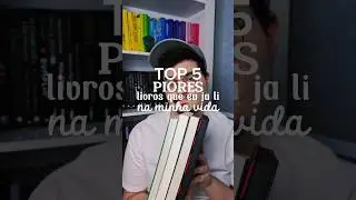 📚 OS PIORES LIVROS QUE J&Aacute; LI EM TODA MINHA VIDA 📚 #booktube #literatura #livros #books #bookshelf