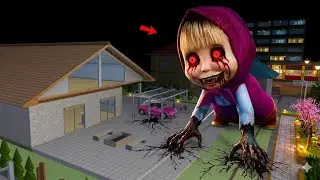 Masha Giant Appeared infront of Home Girl Backyard 😱| Sakura School Simulator