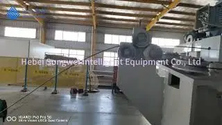 Inverted Wire Drawing Machine with Double-drum and 2 drawing dies