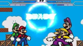 MUGEN Older Super Mario Bros vs Super Wario Bros