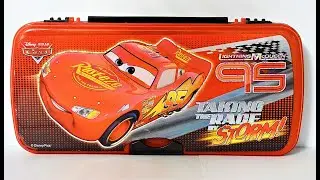 Mcqueen compass box for kids | compass box crafts | pen pencil box | compass box review | unboxing