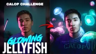 Glowing Jellyfish Tutorial | How to Edit Like Calop | Photo Editing Tutorial
