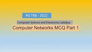 pg trb computer Science|computer Networks,important MCQ 's part-1|Computer Instructor