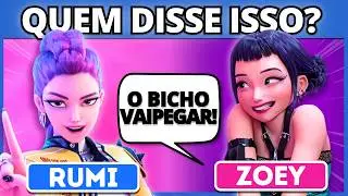 🗣️ Adivinha quem disse isso... | Guerreiras do K-POP 🎶📀 | Apenas 1% vai acertar tudo!!! | #quiz