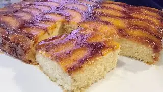 How to make Peach Upside down cake