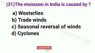 Indian geography multiple choice questions and answers part 6
