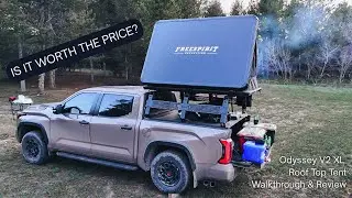 Roof Top Tent Review - FSR Odyssey V2 XL Review and Walkthrough! New Camping Setup! - 4K