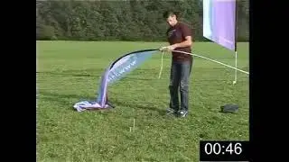 Beachflag Aufbau