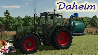 LS25 / At home # 16 wrapping bales!!