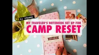 CAMP RESET Traveler's Notebook | Set up & Flip Through