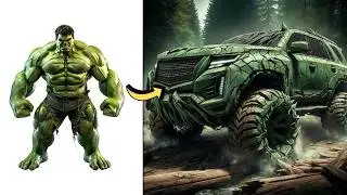 AVENGERS BUT SUV CARS MARVEL & DC CHARACTERS 2025