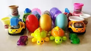 Play Doh Surprise eggs Car | Play Doh Surprise Ball | Play Doh Surprise Robot