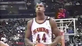 Alan Henderson Hawks 18pts 8rebs vs Kings (2000)