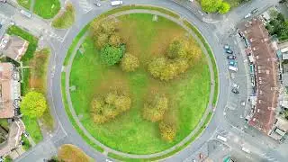 Low Hill 4k Mini 3 Pro Drone Video
