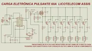COMO FAZER UMA CARGA ELETRÔNICA - AJUSTE DUTY CYCLE - COMO MONTAR CARGA ELETRÔNICA - COMO FUNCIONA