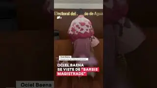 Ociel Baena se viste de &ldquo;Barbie Magistrade&rdquo; - N+ #lgbtqi #mexico