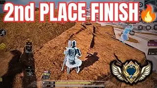 So Close to Victory! 2nd Place Finish in Ranked Battle Royale 🔥| COD Mobile