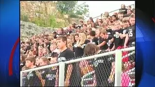 Full stands for the Perry County pep rally