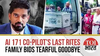 Air India Crash: Family In Tears As Last Rites Of Co-Pilot Clive Kunder Held In Mumbai
