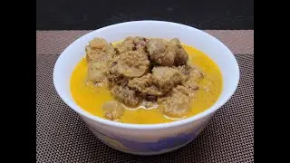 Kooka Ani Kulita Koddel / Chinese Potato & Horse gram curry.