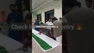 Imran Khan Entry at workers convention #swag #pti #kpk