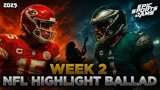 NFL Week 2 Highlights as a Rock Ballad [LYRIC VIDEO] (2025) | Epic Sports Jams
