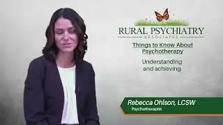 Things to Know About Psychotherapy