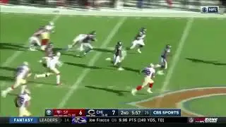 TARIK COHEN INSANE PUNT RETURN TOUCHDOWN BEARS VS 49ers! HE WENT THE WRONG WAY!