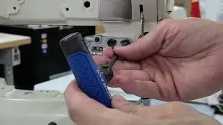 Suspended edge guide install on Juki LS-1341 clone